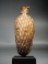 Sidonian amber glass ???Date Flask?? with diamonds ornament.