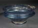 Early Roman blue glass small cosmetic bowl.