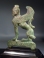 Greek Archaic bronze Sphinx.