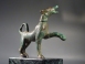 Roman bronze dog.