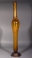 Roman golden yellow glass tall unguentarium.