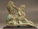 Phoenician bronze sphinx.