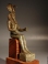 Egyptian bronze figure of Khonsu.