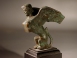 Greek Classical bronze sphinx.