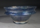 Early Roman blue glass small cosmetic bowl.