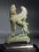 Greek Archaic bronze Sphinx.
