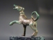 Roman bronze dog.