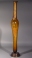 Roman golden yellow glass tall unguentarium.
