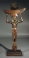 Greek Late Archaic bronze Kouros ??? Patera handle.