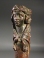 Roman bronze herm bust of Herakles.