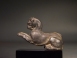 Greek silver leaping panther
