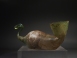 Roman glass swan askos.