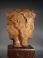 Roman marble Janiform herm head of a satyr and a maenad.