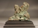 Phoenician bronze sphinx.