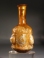 Sidonian golden amber glass hexagonal ???Fruit?? flask.