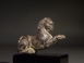 Greek silver leaping panther