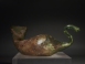 Roman glass swan askos.