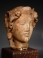 Roman marble Janiform herm head of a satyr and a maenad.