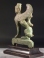 Greek Archaic bronze Sphinx.