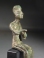 Canaanite bronze seated goddess.