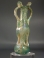 Roman bluish-green glass kuttrolf.