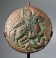 Byzantine bronze medallion with the Holy Rider.