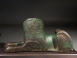 Greek Archaic bronze lion.
