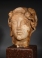Roman marble Janiform herm head of a satyr and a maenad.