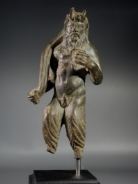 Roman bronze figurine of Pan.