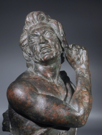 Graeco-Roman bronze Satyr.