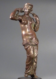 Roman bronze figure of Aphrodite.