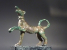 Roman bronze dog.